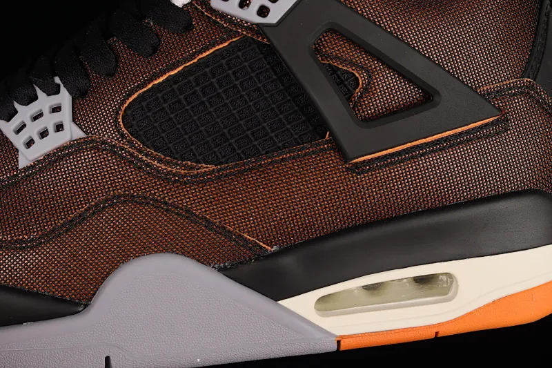 All categories Air Jordan Jordan series basketball shoes Air Jordan 4 Pure original Air Jordan 4 Retro SE AJ4 Joe 4 brass black orange starfish orange CW7183-100